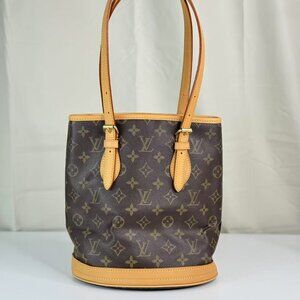 Louis Vuitton Petit Bucket Bag Monogram Canvas